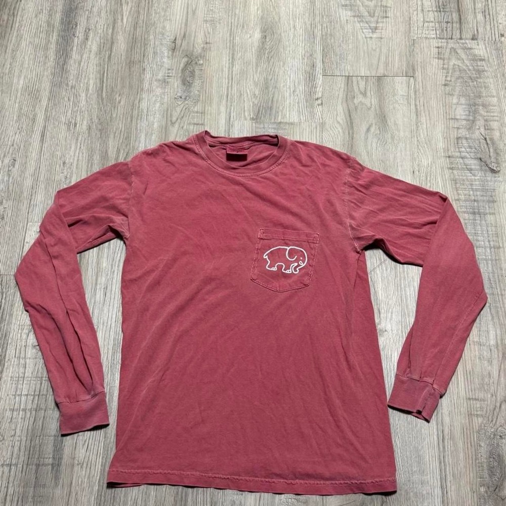 Ivory Ella Long Sleeve Pocket Tee Women Small